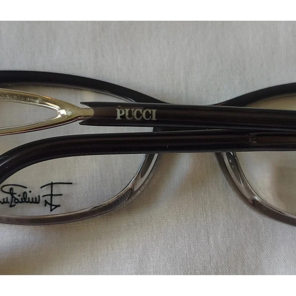 Emilio Pucci EP2616R Women's Designer Eyeglass Frames Brown Italy 52-17 135